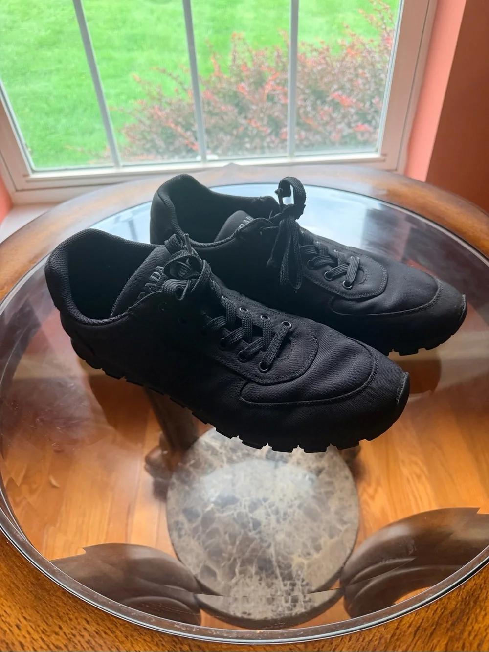 Prada Mens Nylon Sneakers